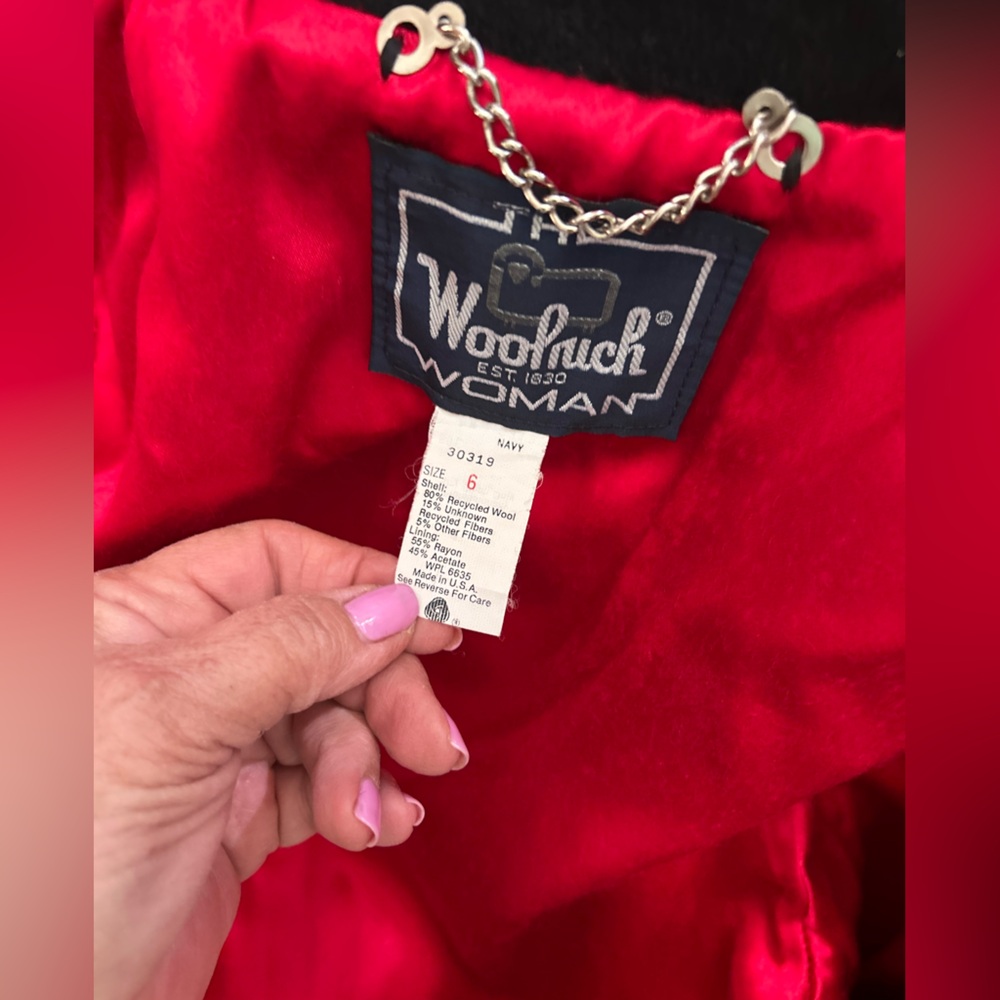 Classic Woolrich Navy Vintage Peacoat - Picture 9 of 9